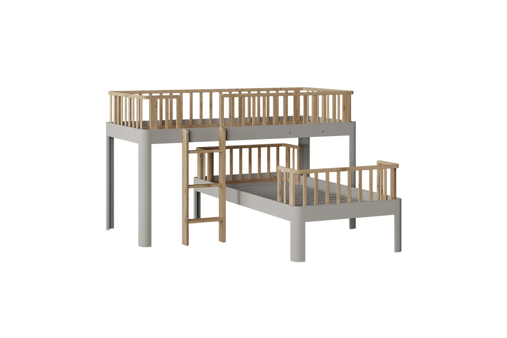 Sento Bunk Bed Allure 90x200 Grey 3