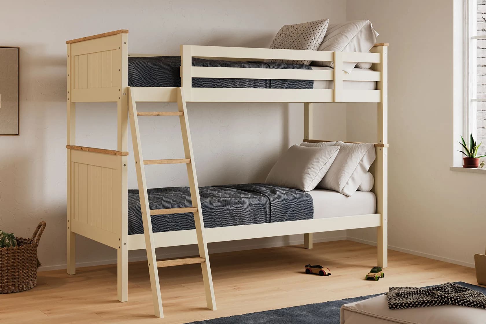 Monte Bunk Bed Pure 90x200 Cream 4