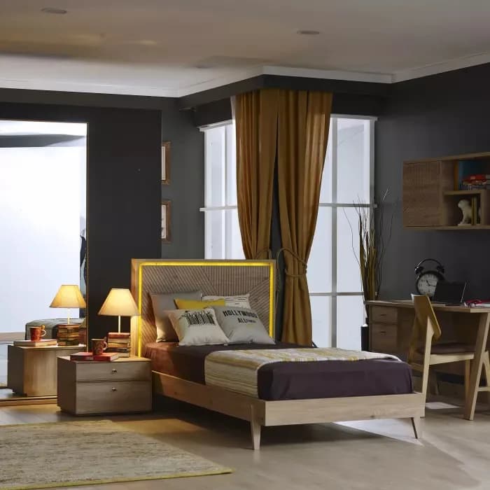 سرير مفرد 100*200 اوريجامي 3