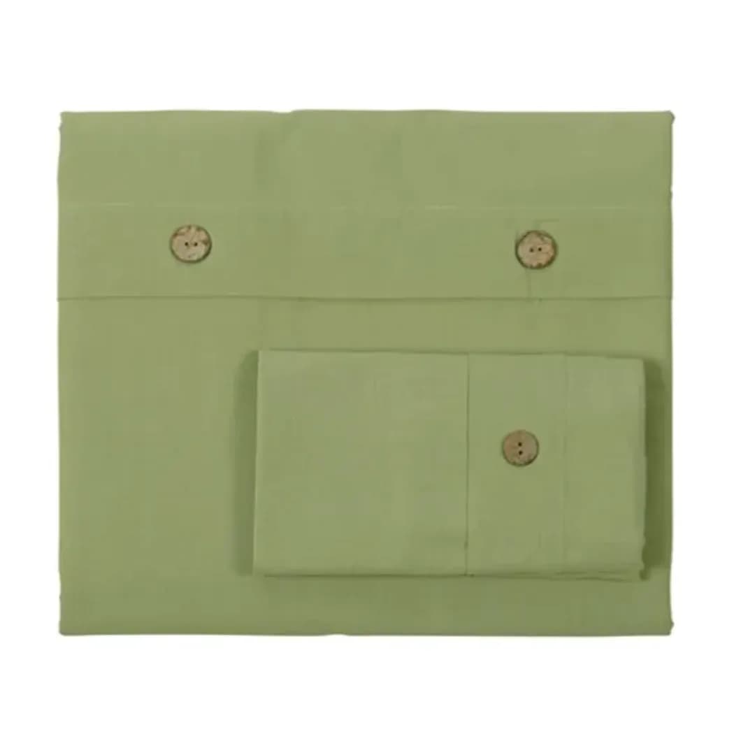 Boho Duvet Cover Set Double Sided Green (160x220) 2
