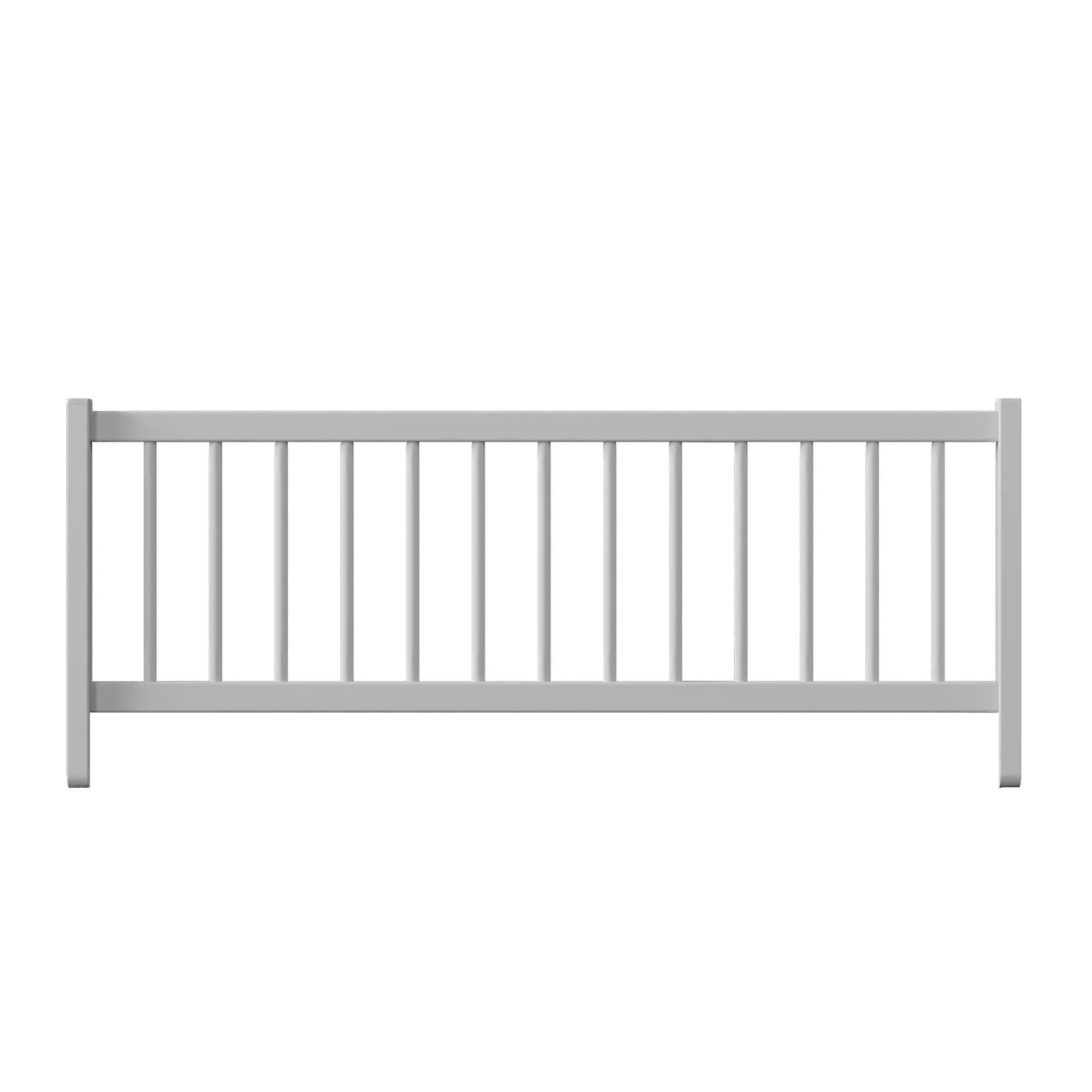 Unimodel Toddler Bed Safety Fence Single Ult White