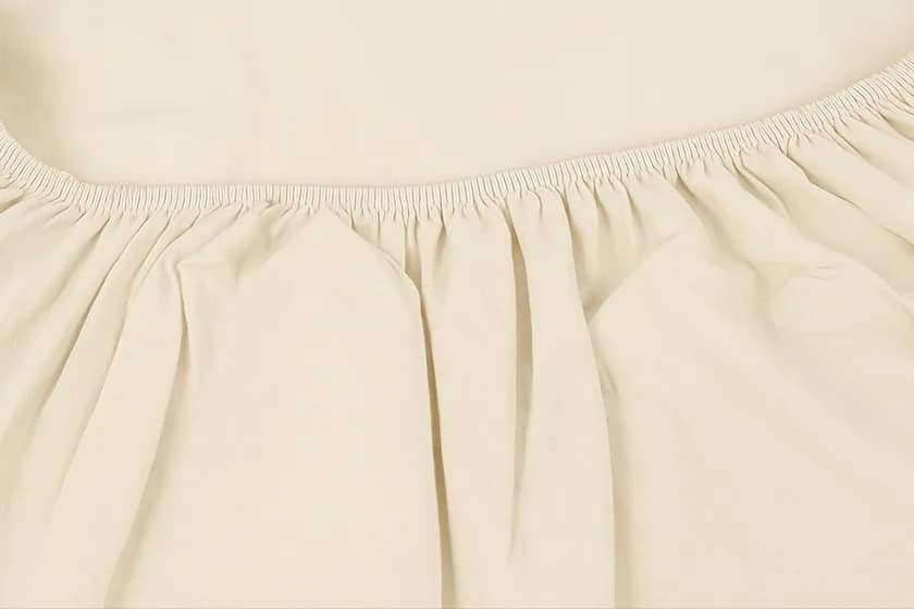 Fitted Sheet Pastel Ecru 100x200 2