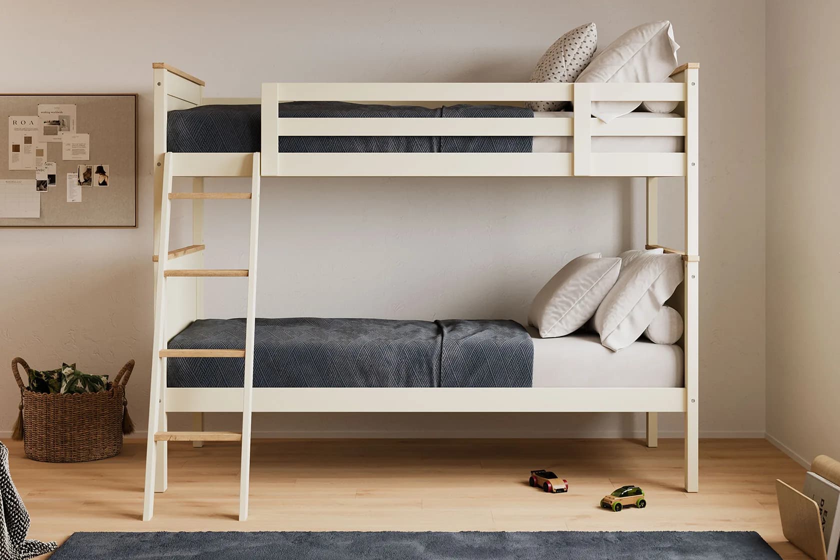 Monte Bunk Bed Pure 90x200 Cream 5