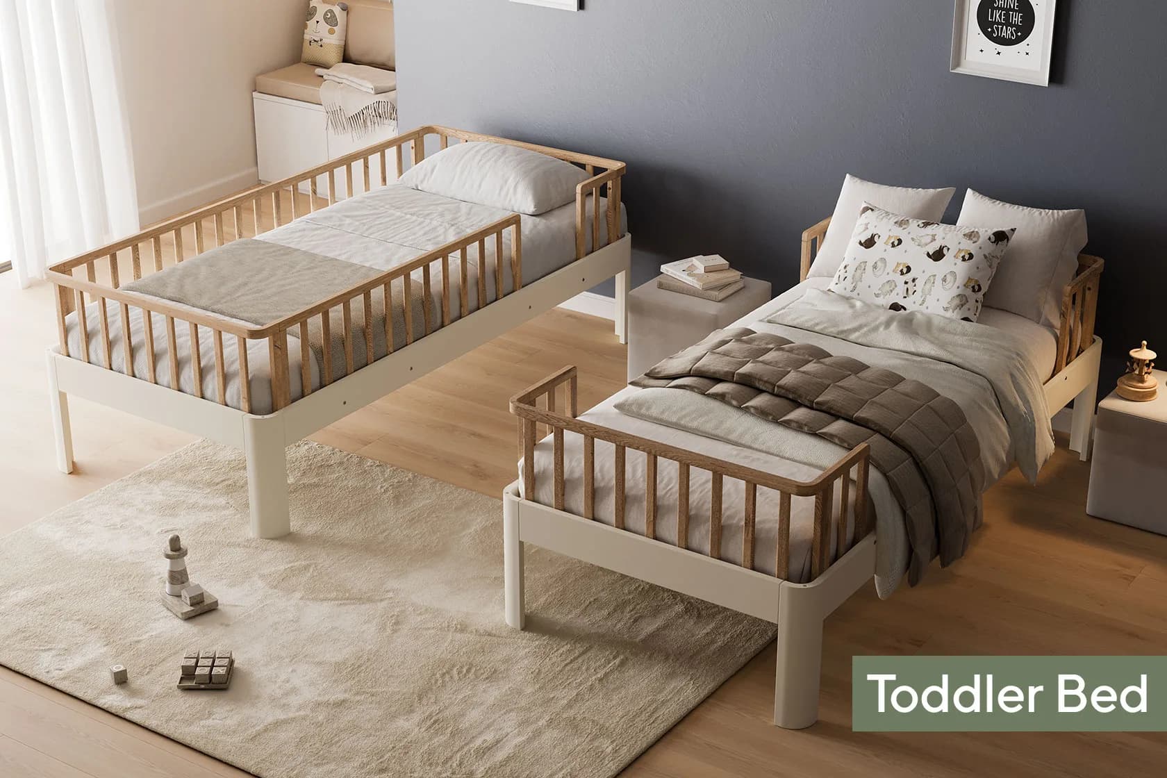 Monte Bunk Bed Allure 90x200 Cream 4