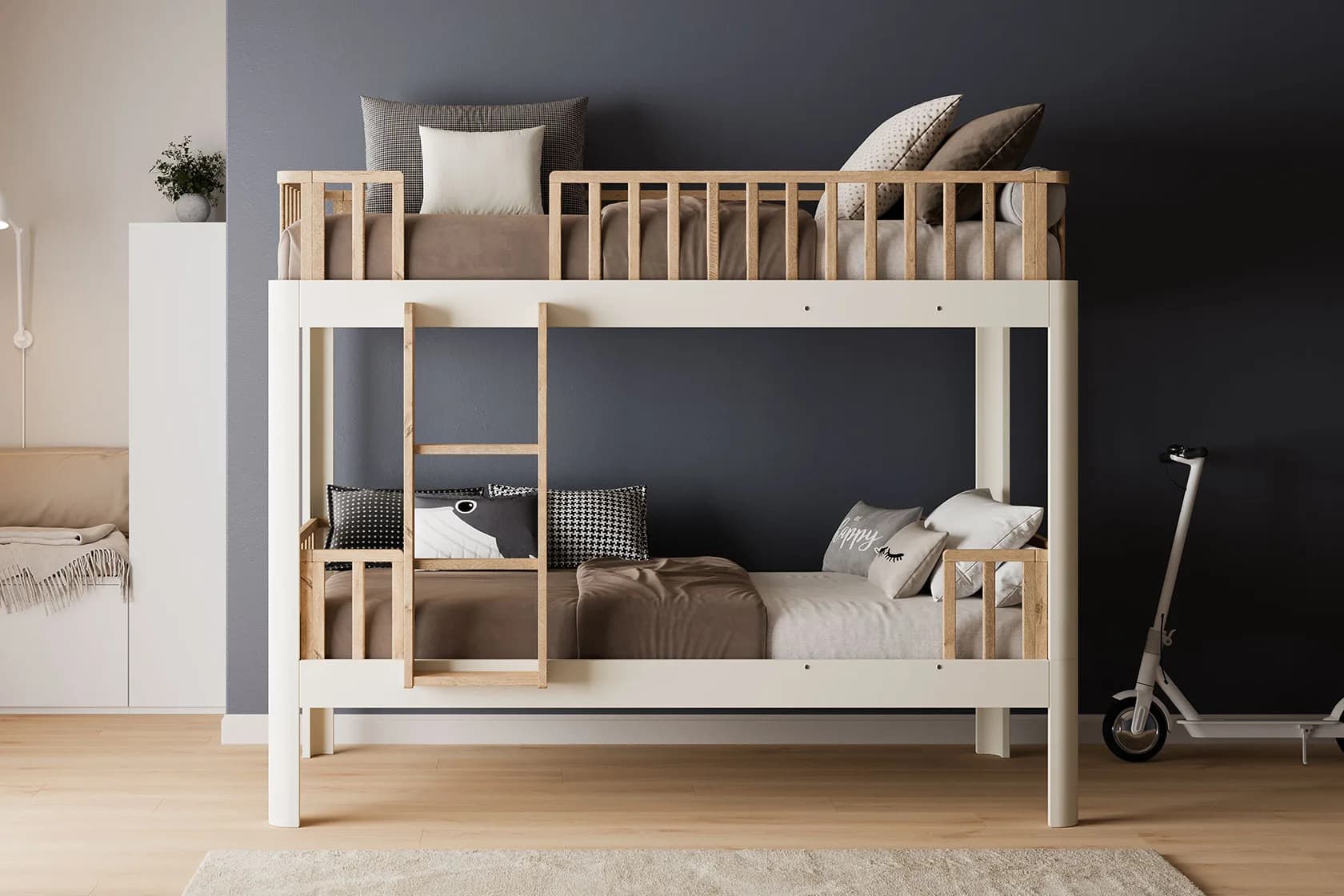 Monte Bunk Bed Allure 90x200 Cream 3