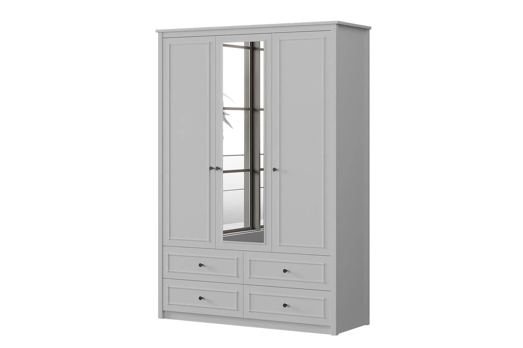 Sento 3 Doors Wardrobe with Drawers U Moon 2