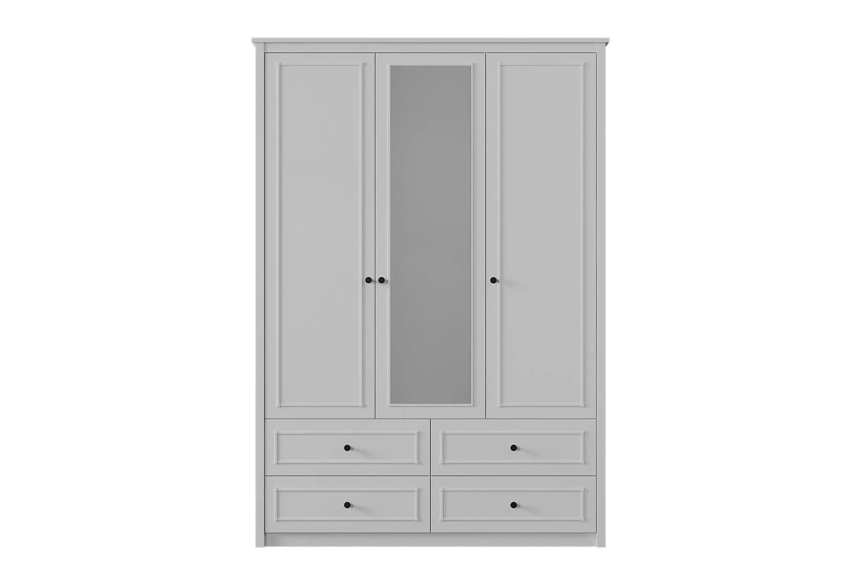 Sento 3 Doors Wardrobe with Drawers U Moon