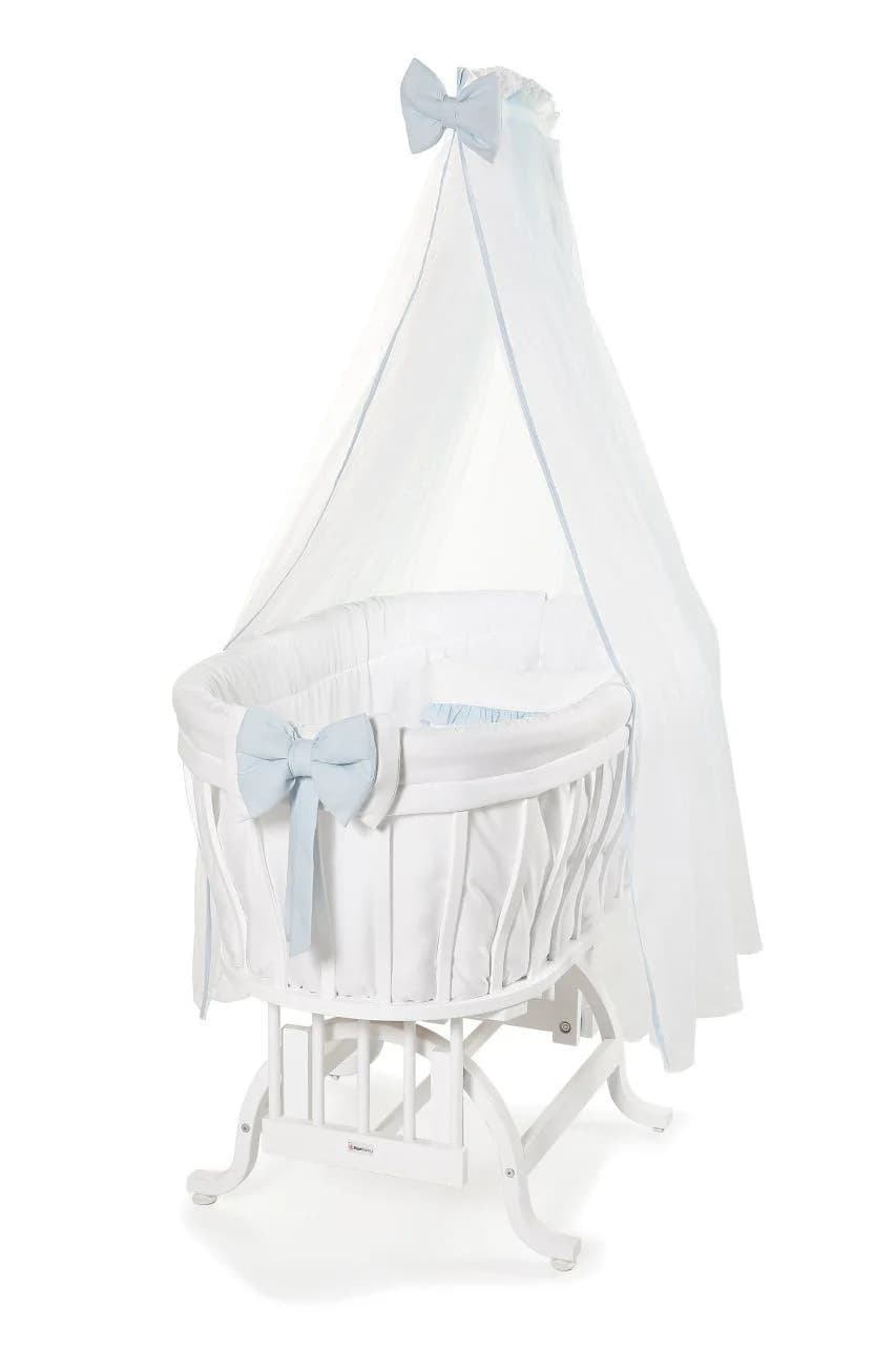 Masi Crib White Blue