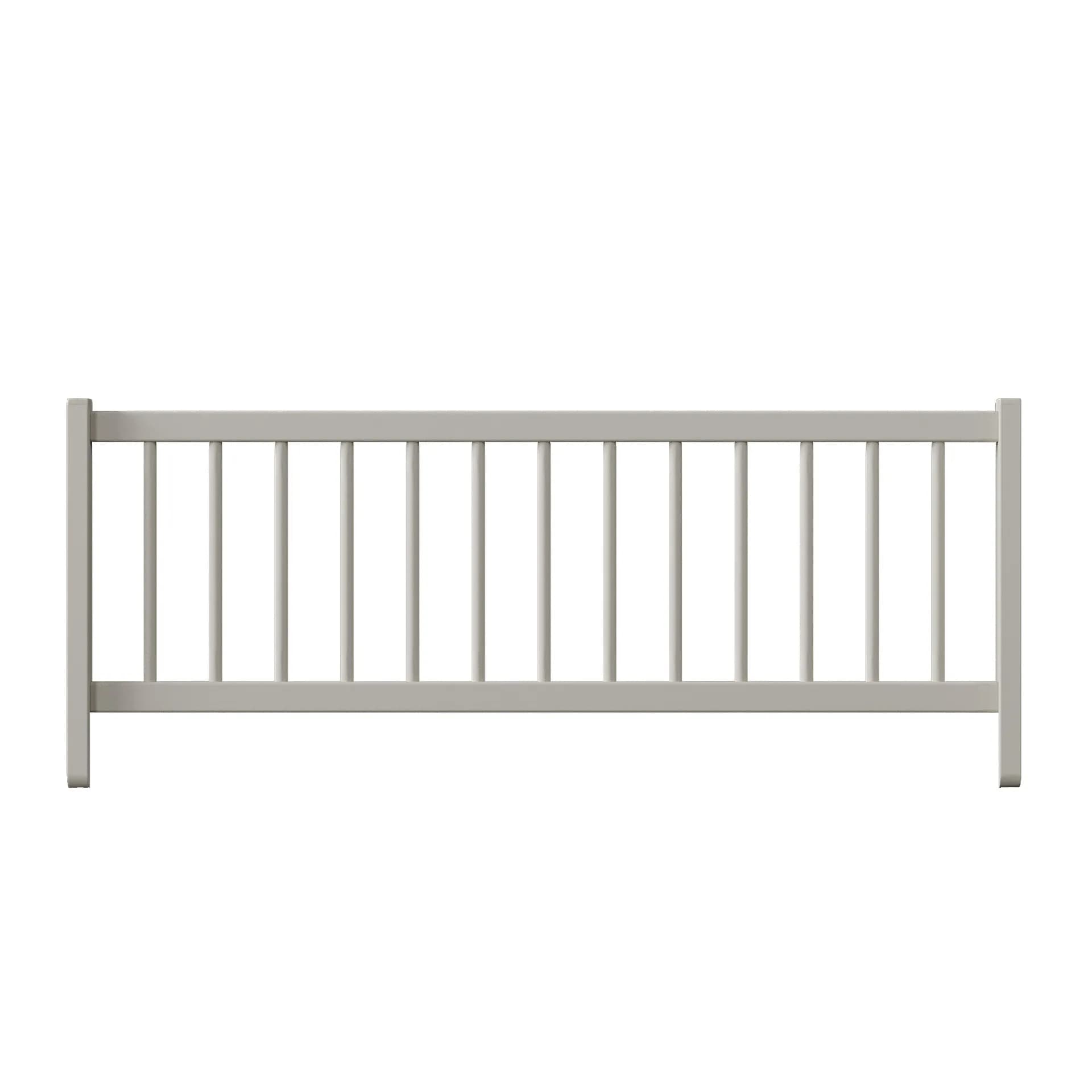 Unimodel Toddler Bed Safety Fence Single 25 Mm Ult White
